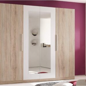 skapis MARTINA WARDROBE San Remo Oak light /White